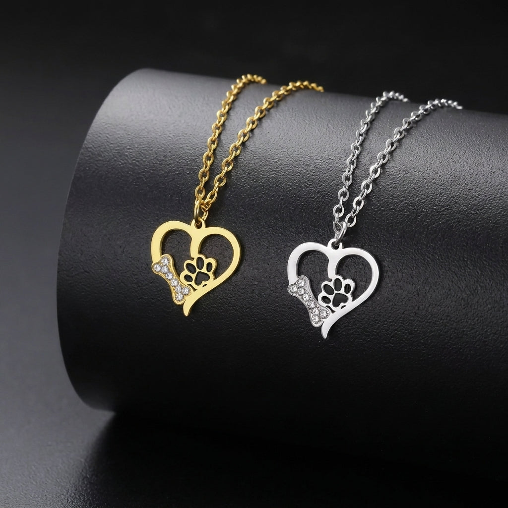 ZAMPA | Collier avec Empreinte de Chien