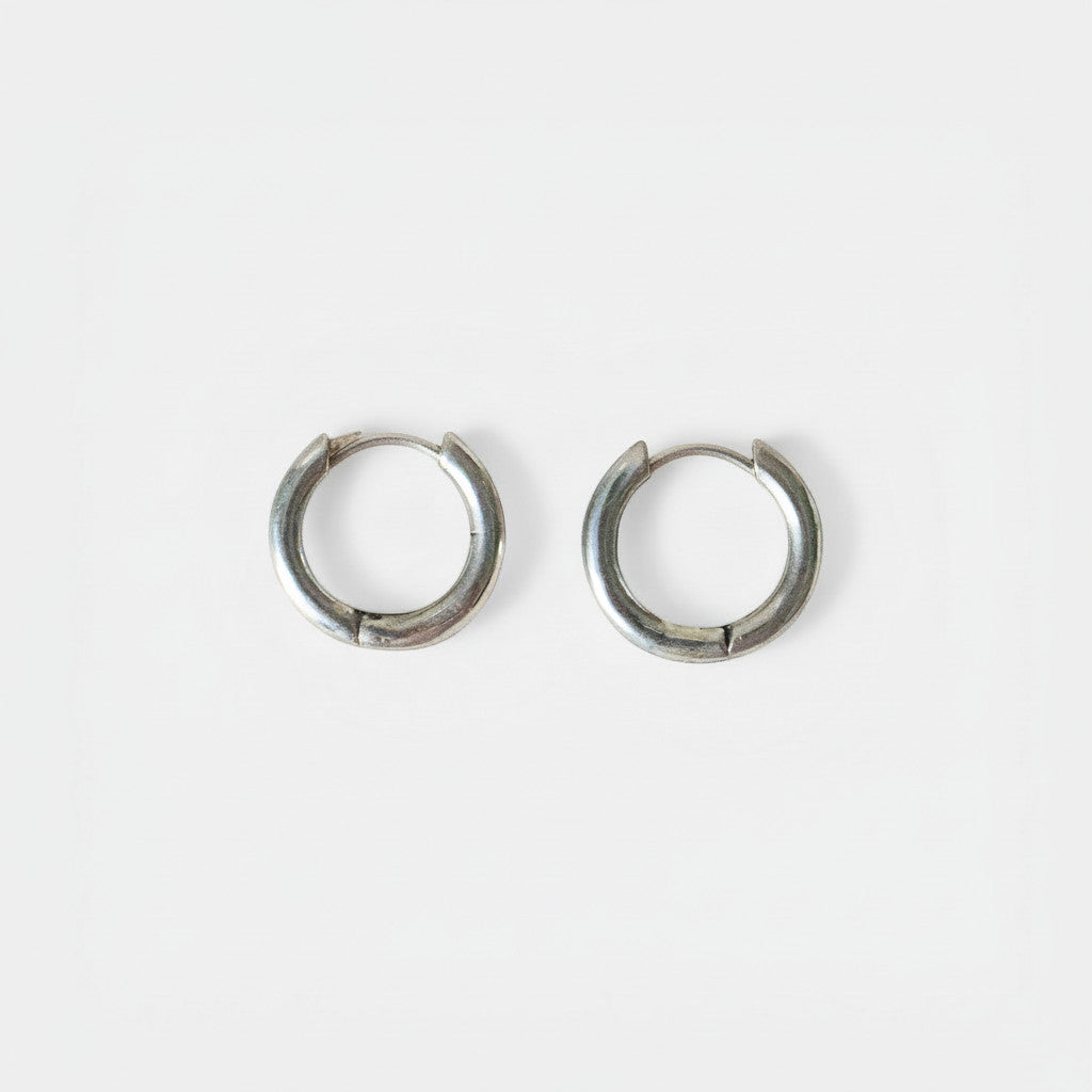 Créoles Huggie – Petites Boucles d'Oreilles en Argent Sterling 925, faites à la main
