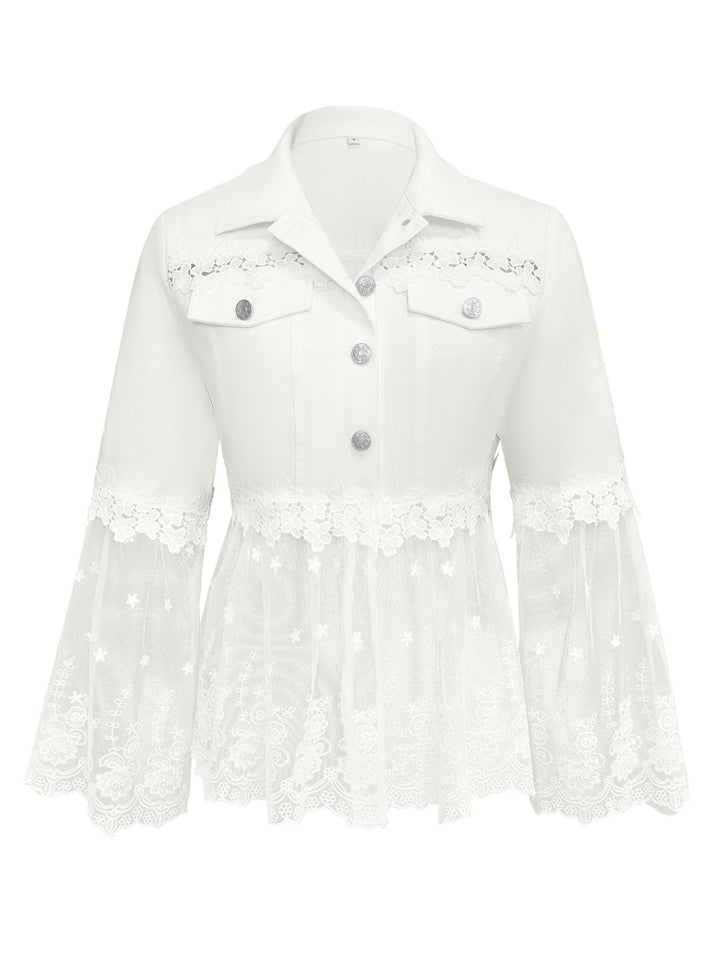 Addison | Veste avec des inserts en dentelle