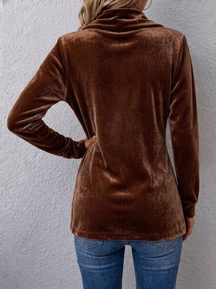 Avery | Veste Vintage avec Accent sur les Boutons à Manches Longues et Ouverture Frontal