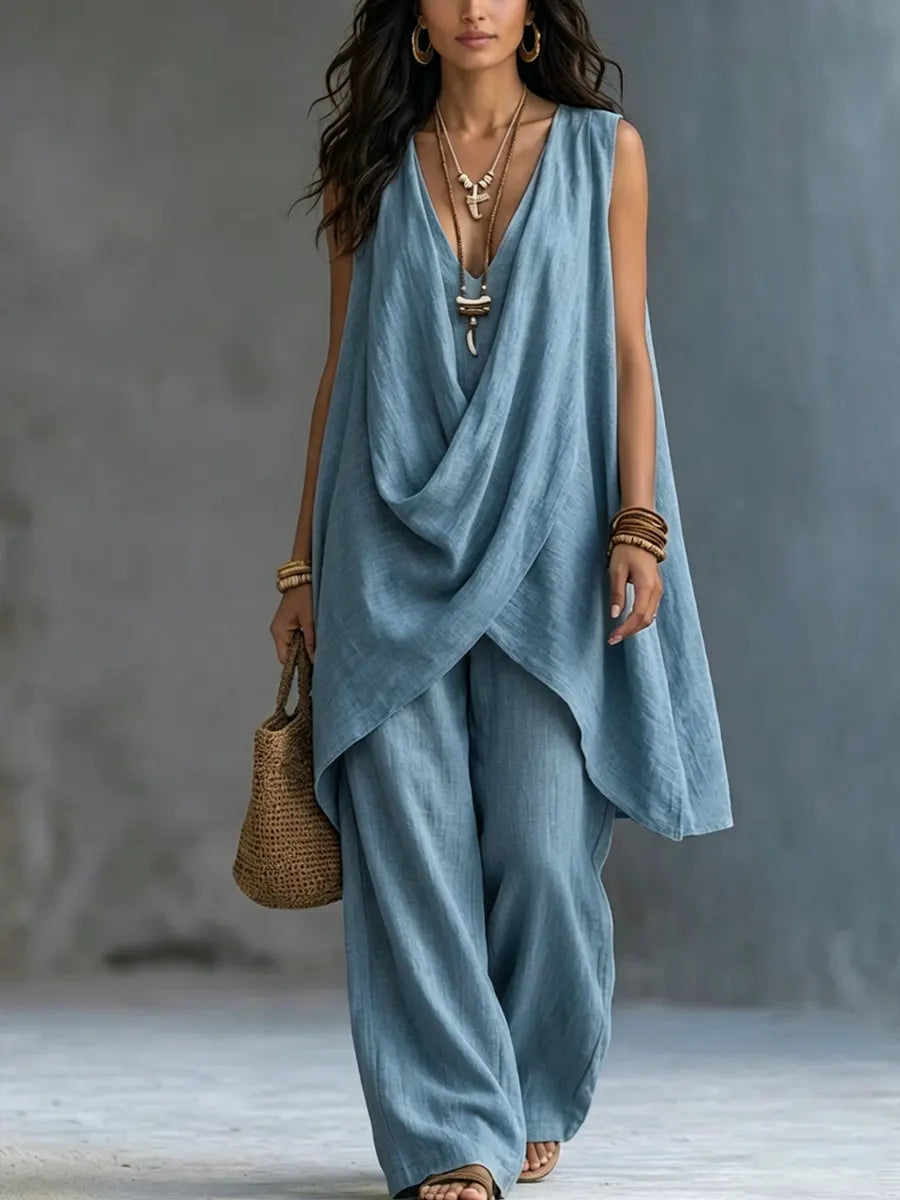 Ensemble Bohème en Coton et Lin