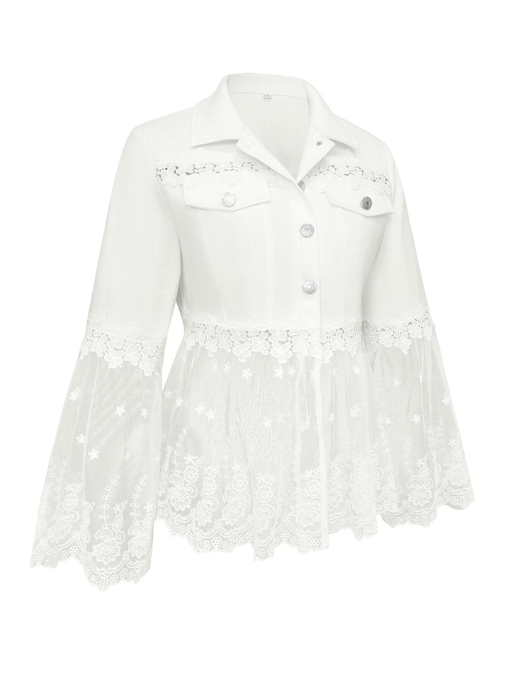 Addison | Veste avec des inserts en dentelle