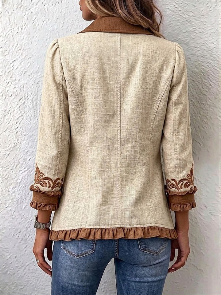 Scarlett | Veste Boho Vintage à Froufrous