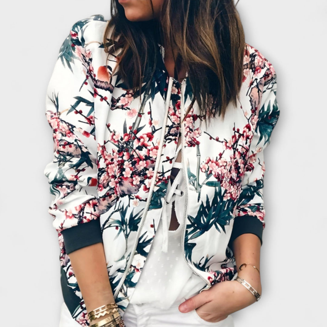 Andreia - Bomber élégant à motif floral