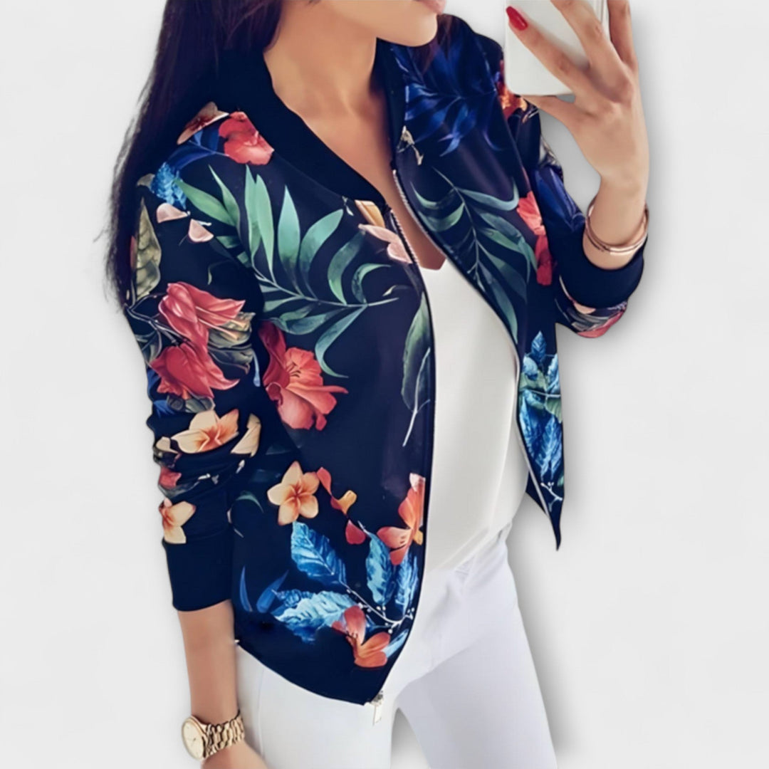Andreia - Bomber élégant à motif floral