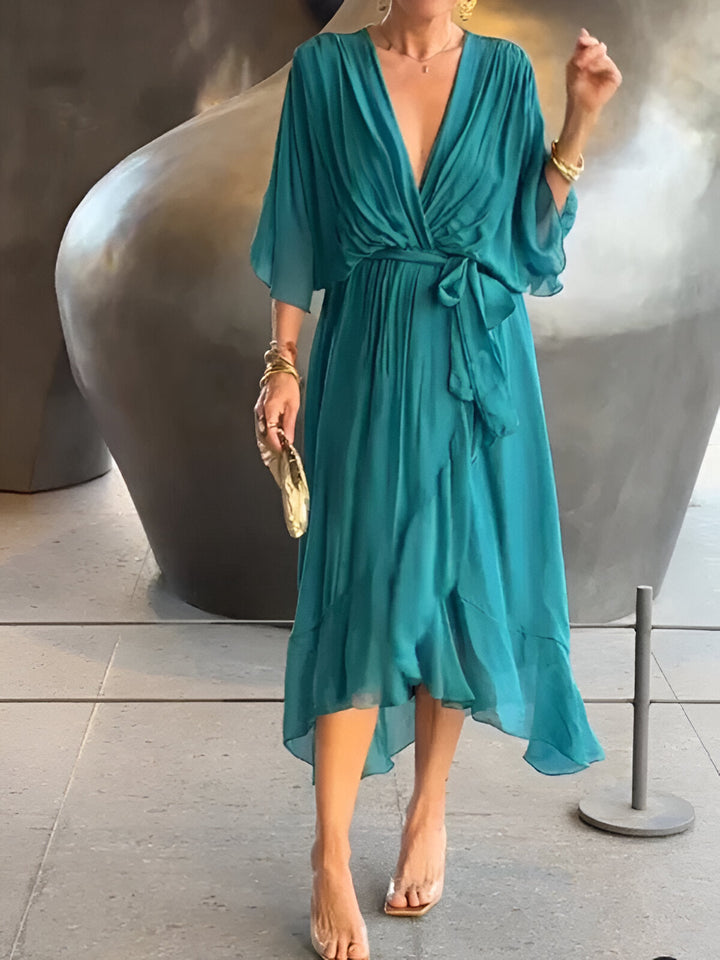 Monica™ | Robe avec Décolleté en V