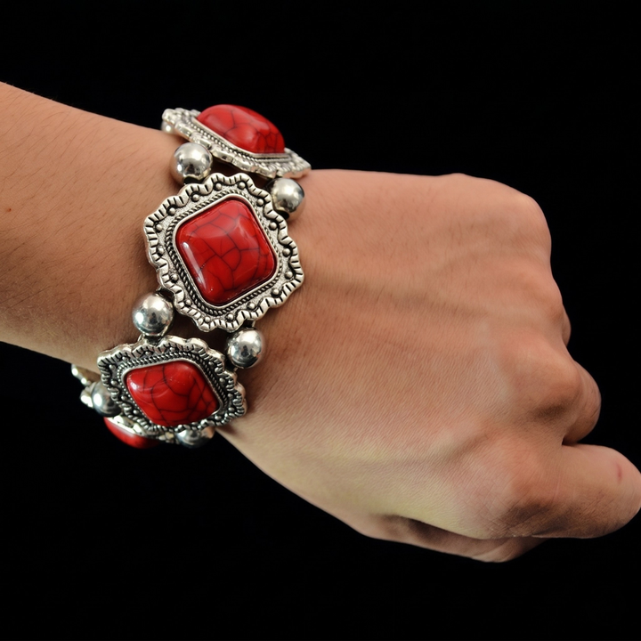 Le Bracelet Stretch "Nomade Concho"