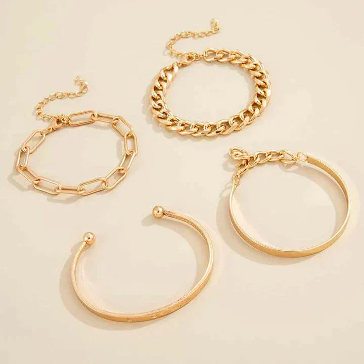 Ensemble de bracelets en or Mercer Elan élégant