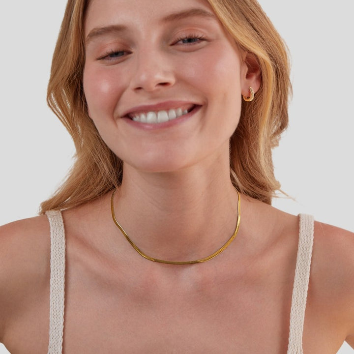 Collier Sarya chaîne serpent