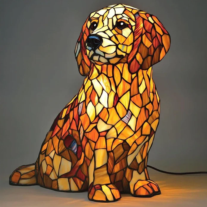 Luni – Lampe spirituelle pour golden retriever