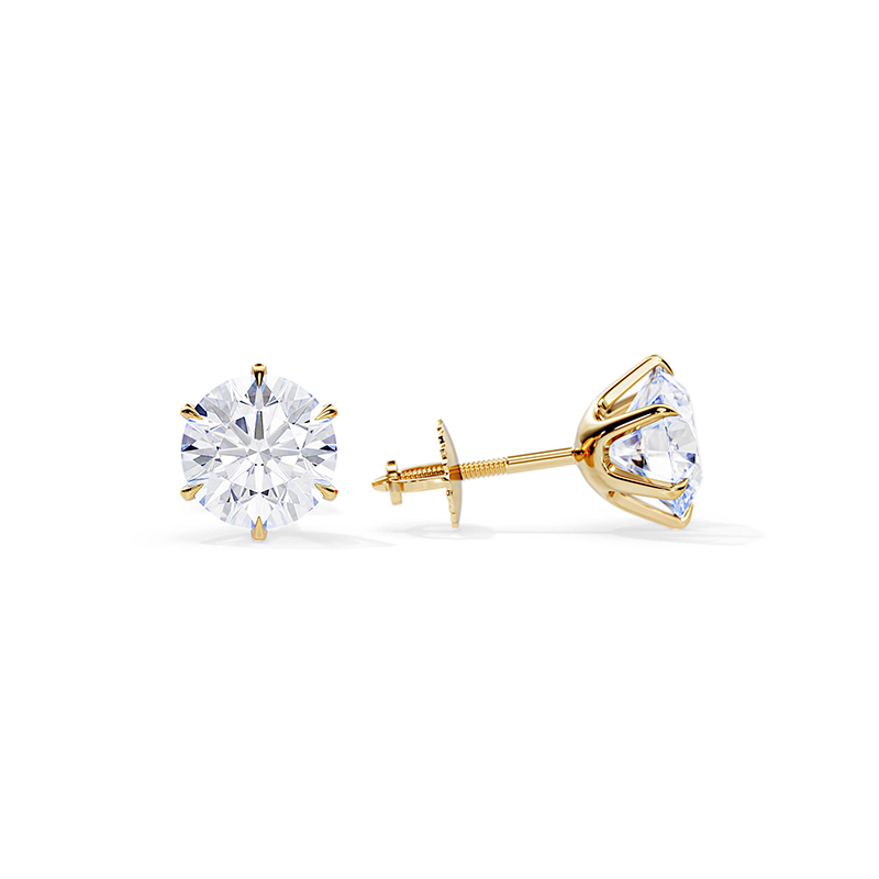 Boucles d'oreilles en or blanc chic Tera