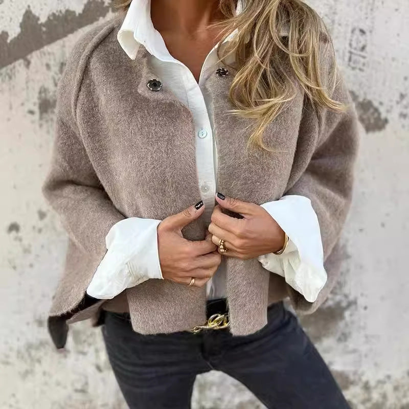 Manteau en cachemire court