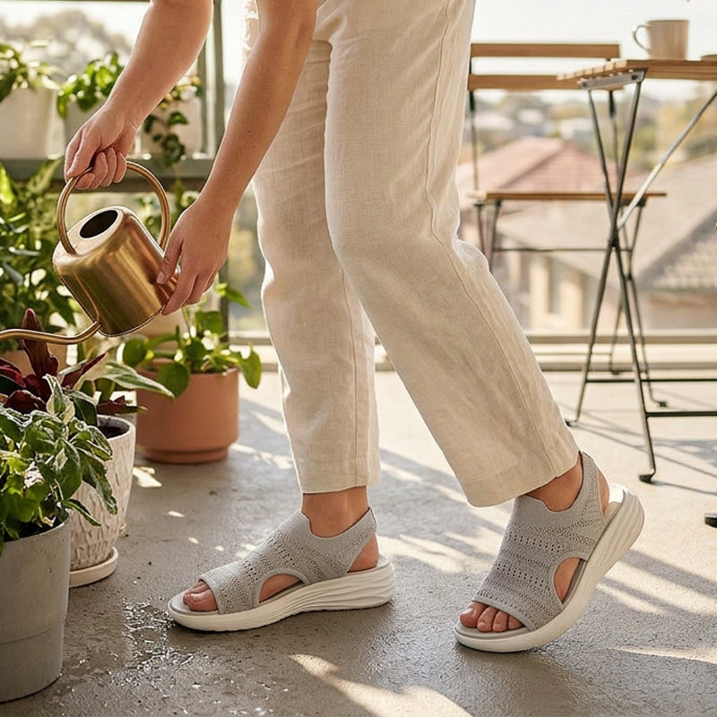 Anne™ | Sandales à plateforme, en matériau respirant pour femmes