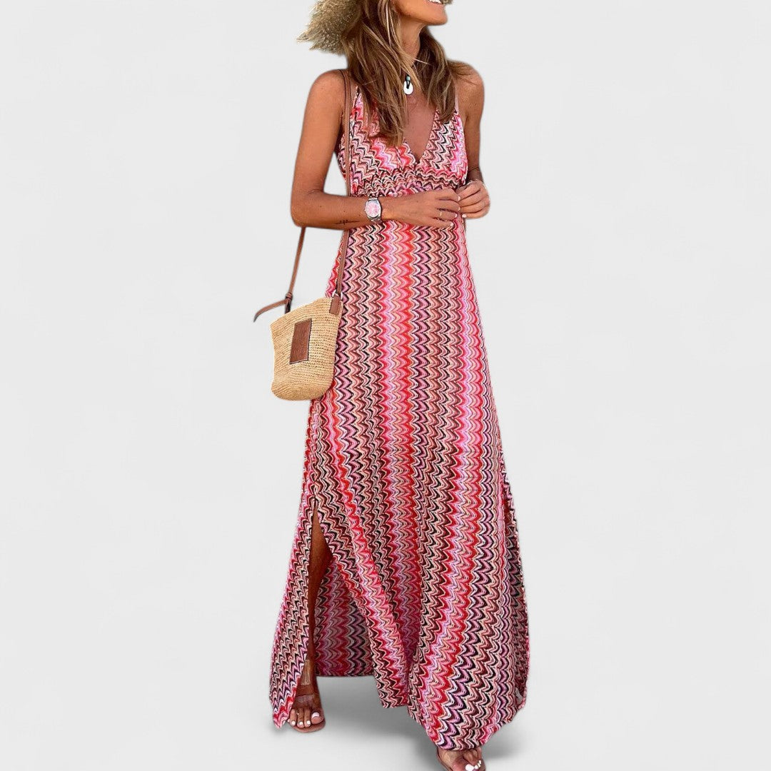 Selena | Robe Longue Artisanale d'Été