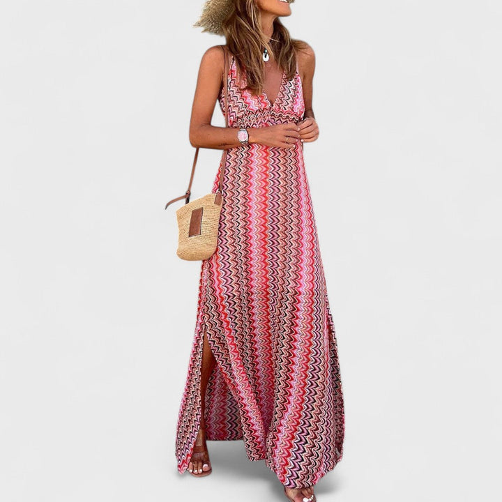 Selena | Robe Longue Artisanale d'Été