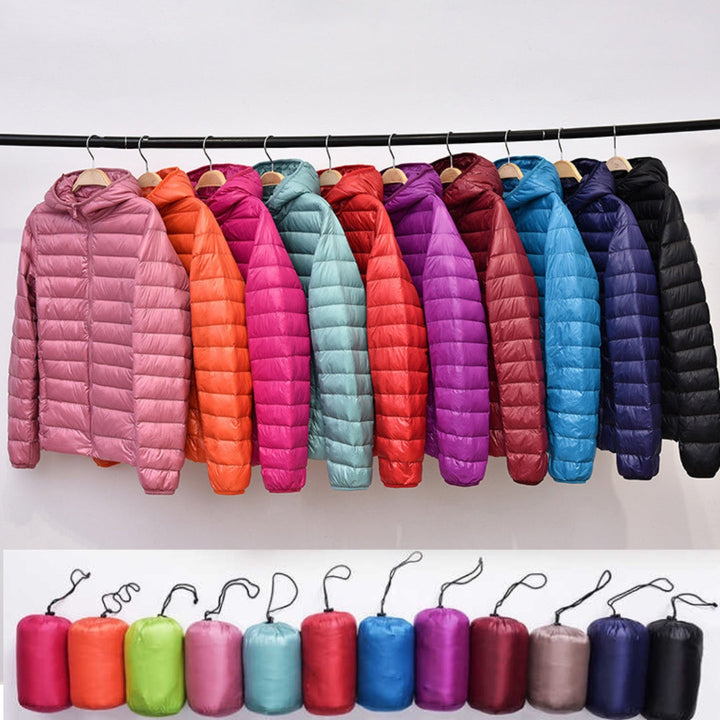 Nathalie | Veste en duvet pour femmes avec capuche