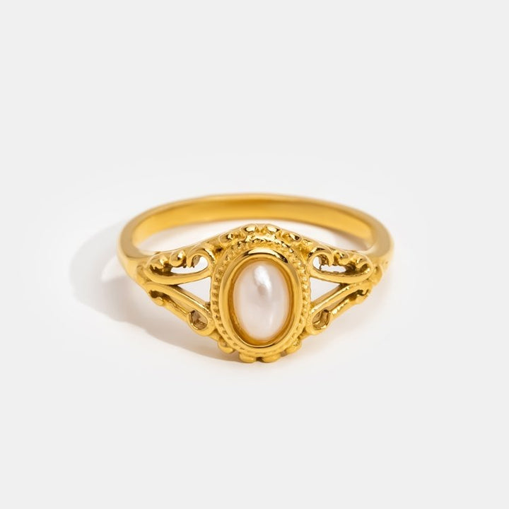 Koninklijke - Bague vintage en perles