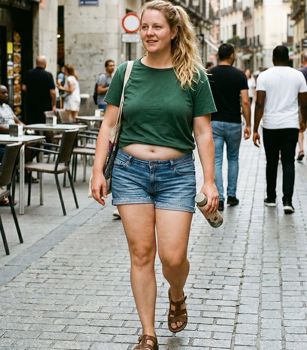 Zeni - Shorts de Sport Taille Haute avec Poches Profondes
