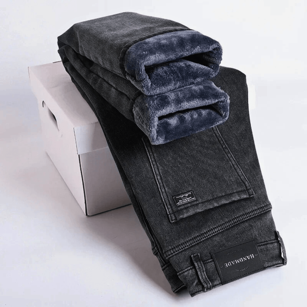 Chaud | PANTALON EN DENIM THERMIQUE