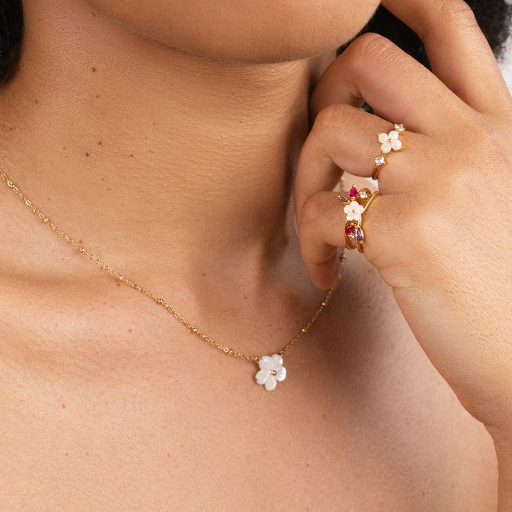 Collier Magnifiques Fleurs