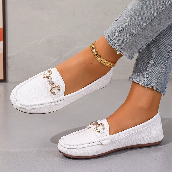 Cuir Ricci Mocassins pour Femmes