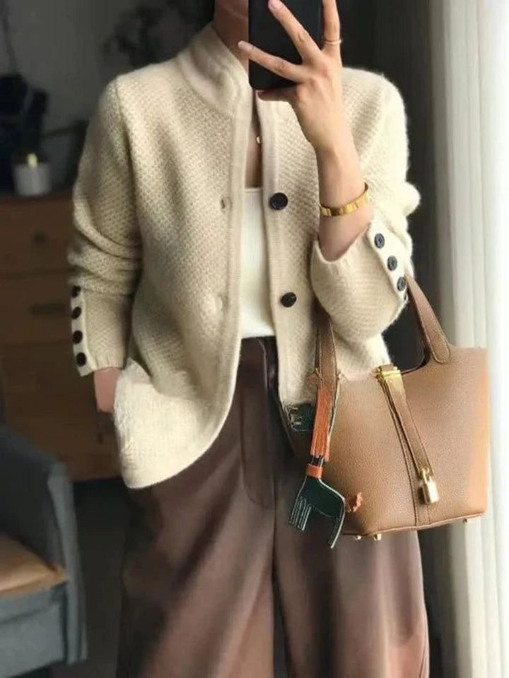 Pénélope | Cardigan en Laine avec Boutons