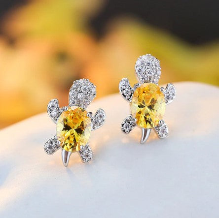 Tortue Drop Earrings (Pair)